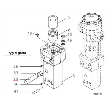 Rygiel grota RAMMER S23