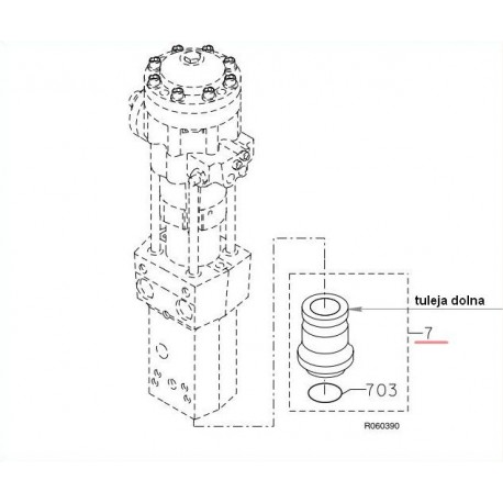 Tuleja dolna typ RAMMER S23